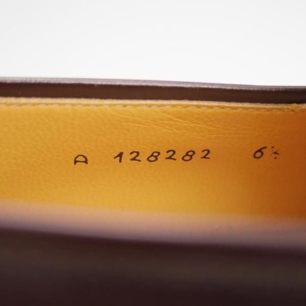 新品★(伊)タニノクリスチー SIZE 6.5【デッドストック品★2段コバ仕様/ビットローファー】128282/カーフ/濃茶/TANINO CRISCI★f138