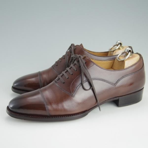極上★Oriental/オリエンタル SIZE 5.5【定価￥59,400-★ベベルドグッドイヤー/ストレートチップ】6106F/カーフ/濃茶/メンズ★f151