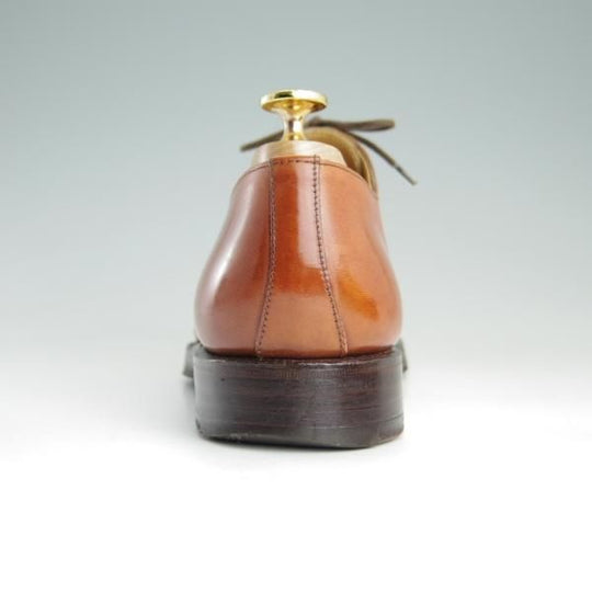 極上★クロケット&ジョーンズ UK6.5/US7E【★ブルックスブラザーズ別注/Peal&co】324ラスト/ストレートチップ/カーフ/Crockett&Jones★f153