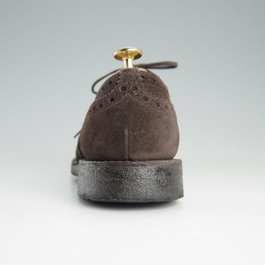 極上★チャーチ 60F/UK6【定価￥86,900-★FAIRFIELD/81ラスト】フェアフィールド/フルブローグ/スエード/濃茶/メンズ/Church's★f155