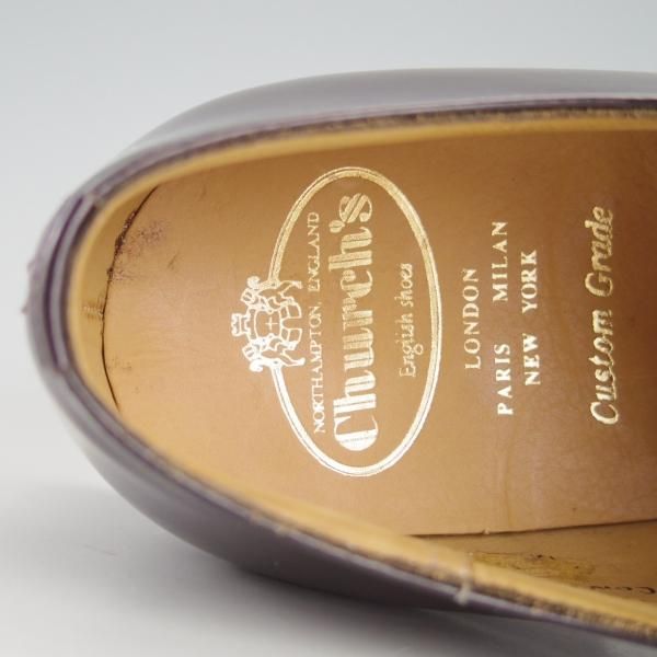 新品★チャーチ 85F/UK8.5【貴重★100ラスト仕様のコンサル/CONSUL】ストレートチップ/ポリッシュドバインダーカーフ/Church's★f156