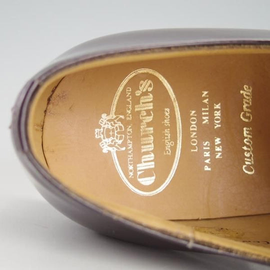 新品★チャーチ 85F/UK8.5【貴重★100ラスト仕様のコンサル/CONSUL】ストレートチップ/ポリッシュドバインダーカーフ/Church's★f156