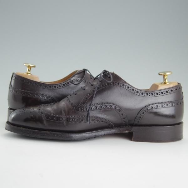 極上★チャーチ 60F/UK6【定価￥96,800-★チェットウィンド/CHETWYND】173ラスト/フルブローグ/カーフ/濃茶/メンズ/Church's★f157