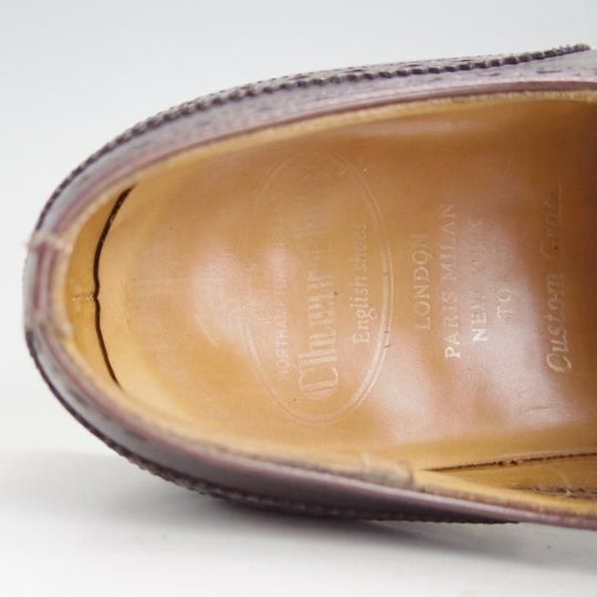 極上★チャーチ 60F/UK6【定価￥96,800-★チェットウィンド/CHETWYND】173ラスト/フルブローグ/カーフ/濃茶/メンズ/Church's★f157