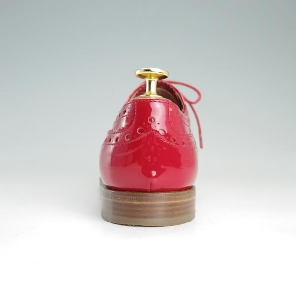 ★チャーチ(レディース) SIZE 35.5【貴重★バーウッド/BURWOOD 3W/RED】フルブローグ/パテントレザー/エナメル/Church's★f158