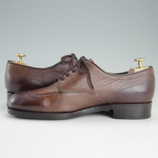 極上★(伊)LIDFORT/リドフォルト SIZE 7【定価￥108,000-★バッファロー(水牛)革ソール仕様】濃茶/World Footwear Gallery★f160