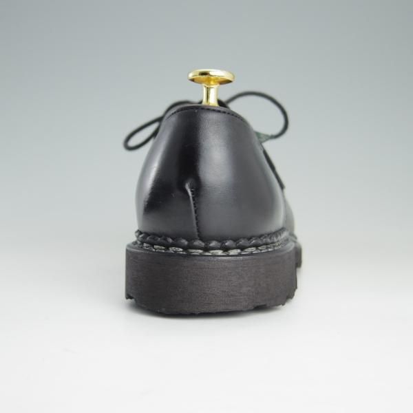 極美品★パラブーツ SIZE 41.5【定価￥71,500-★ミカエル/MICHAEL】チロリアンシューズ/リスレザー/NOIR/黒/メンズ/Paraboot★f161