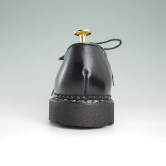 極美品★パラブーツ SIZE 41.5【定価￥71,500-★ミカエル/MICHAEL】チロリアンシューズ/リスレザー/NOIR/黒/メンズ/Paraboot★f161