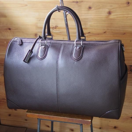 美品★(英)ダックス/DAKS【★レザー/ボストンバッグ】メンズ/ビジネス/バッグ/濃茶/革/鞄★N5612