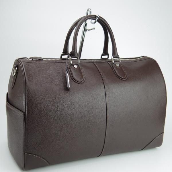 ⭐️美品⭐️DAKS ボストンバッグ レザー シボ革 2WAY 黒 メンズ DAKS - ダックス／DAKS バッグ ボストンバッグ 鞄 旅行鞄 メンズ