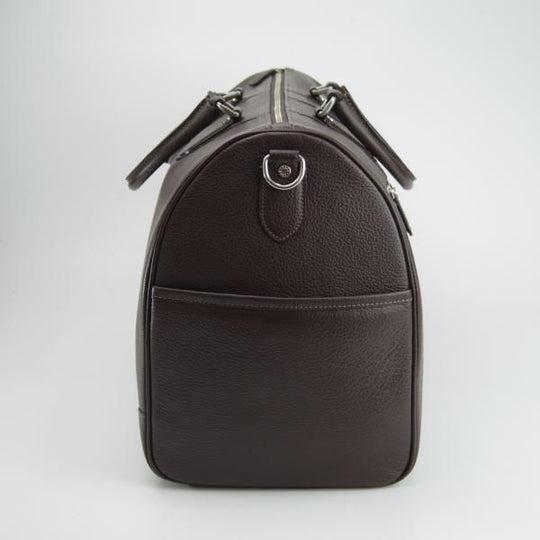 美品★(英)ダックス/DAKS【★レザー/ボストンバッグ】メンズ/ビジネス/バッグ/濃茶/革/鞄★N5612