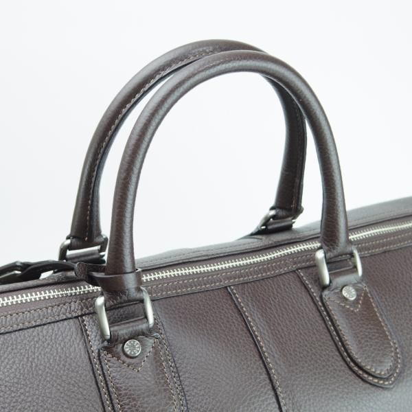 美品★(英)ダックス/DAKS【★レザー/ボストンバッグ】メンズ/ビジネス/バッグ/濃茶/革/鞄★N5612