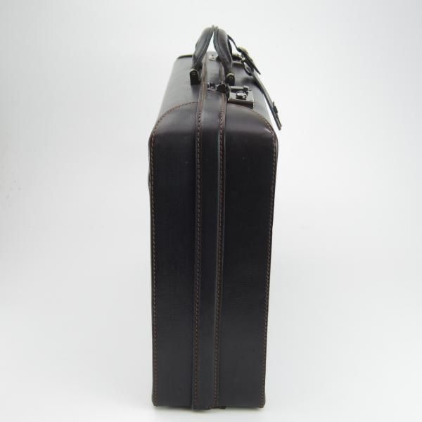 極上★(英)ダンヒル/dunhill【イタリア製★レザー/アタッシュケース】メンズ/ビジネス/バッグ/ブリーフケース/黒★N5613