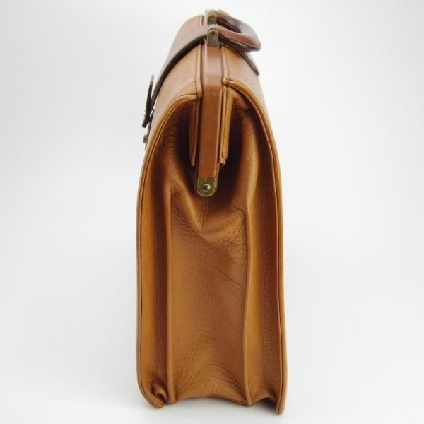 極上★(英)バーバリー/Burberry【貴重★レザー/ダレスバッグ】メンズ/ビジネス/バッグ/ブリーフケース/薄茶/革/鞄★N5615