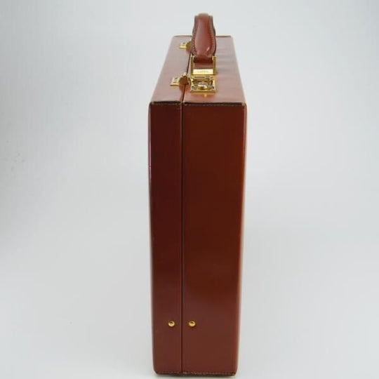 極上★(スペイン)ロエベ/LOEWE【高額★レザー/アタッシュケース】メンズ/ビジネス/バッグ/ブリーフケース/茶/革/鞄★N5616