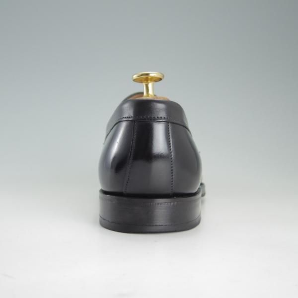 美品★(英)チーニー 7F【定価￥74,800-★HUDSON/ハドソン/コインローファー】5203ラスト/カーフ/黒/メンズ/CHEANEY★f167