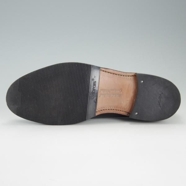 美品★(英)チーニー 7F【定価￥74,800-★HUDSON/ハドソン/コインローファー】5203ラスト/カーフ/黒/メンズ/CHEANEY★f167