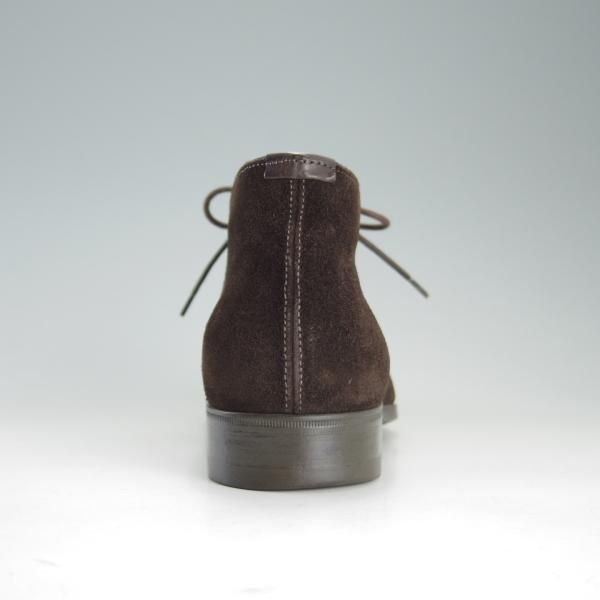 ★(伊)サントーニ SIZE 6.5【★チャッカブーツ/13397】スエード/濃茶/メンズ/Santoni★f168