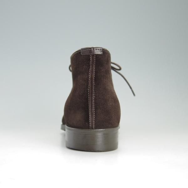 ★(伊)サントーニ SIZE 6.5【★チャッカブーツ/13397】スエード/濃茶/メンズ/Santoni★f168