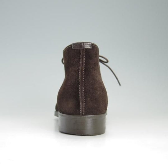 ★(伊)サントーニ SIZE 6.5【★チャッカブーツ/13397】スエード/濃茶/メンズ/Santoni★f168