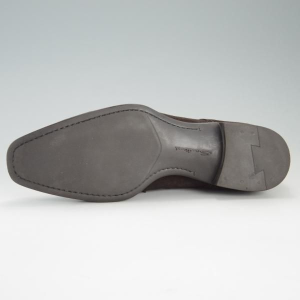 ★(伊)サントーニ SIZE 6.5【★チャッカブーツ/13397】スエード/濃茶/メンズ/Santoni★f168