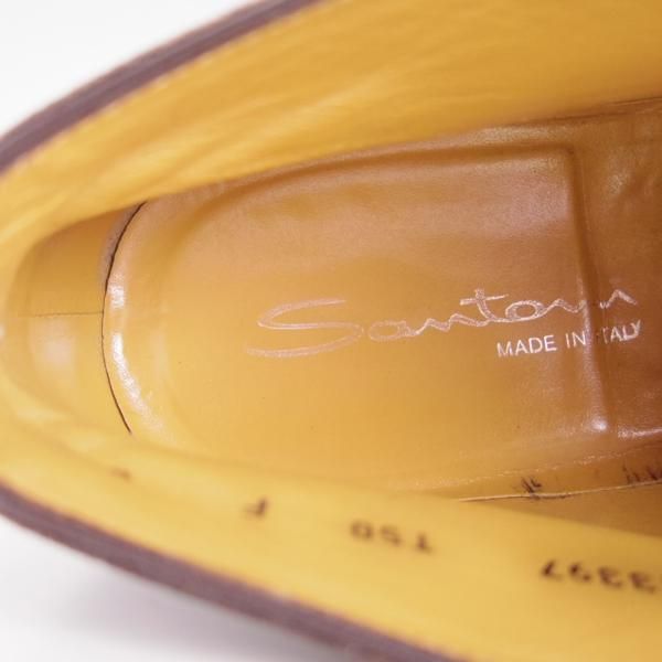 ★(伊)サントーニ SIZE 6.5【★チャッカブーツ/13397】スエード/濃茶/メンズ/Santoni★f168