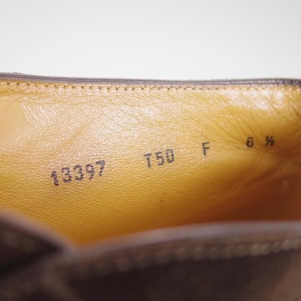 ★(伊)サントーニ SIZE 6.5【★チャッカブーツ/13397】スエード/濃茶/メンズ/Santoni★f168