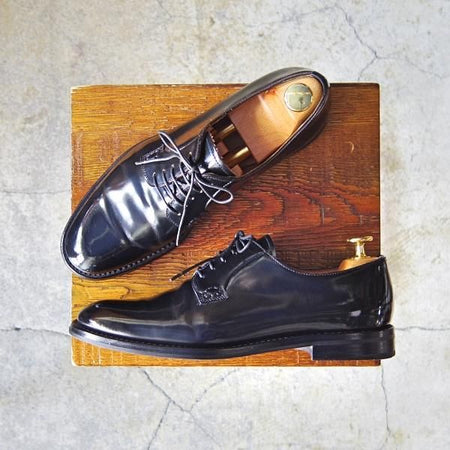 美品★チャーチ(レディース) SIZE 37【定価￥86,900-★シャノン/SHANNON W】ポリッシュドバインダーカーフ/黒/Church's★f170