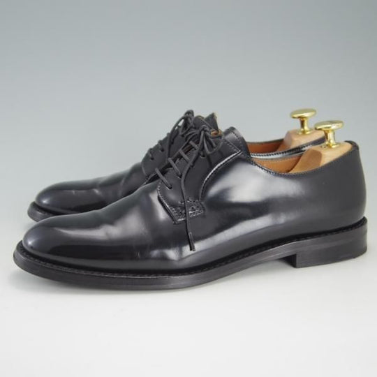美品★チャーチ(レディース) SIZE 37【定価￥86,900-★シャノン/SHANNON W】ポリッシュドバインダーカーフ/黒/Church's★f170