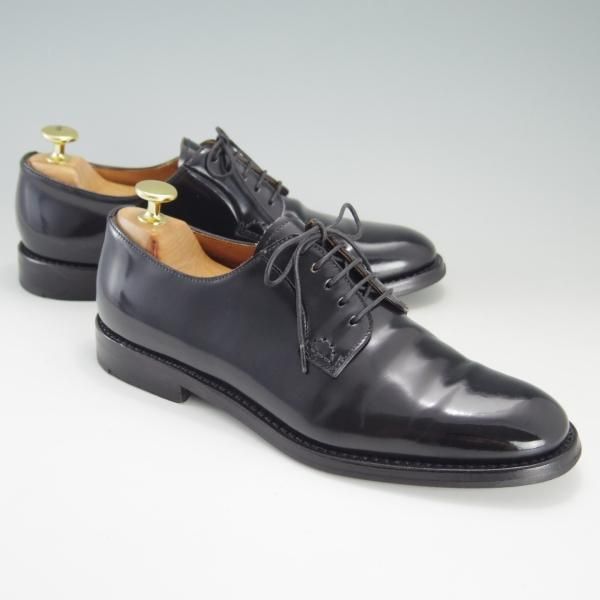 美品★チャーチ(レディース) SIZE 37【定価￥86,900-★シャノン/SHANNON W】ポリッシュドバインダーカーフ/黒/Church's★f170