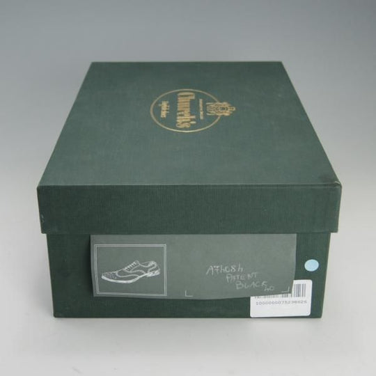 美品★チャーチ メンズUK6.5程度(レディース27cm)【★NATALIE/ナタリー】フルブローグ/パテントレザー/黒/Church's★f171