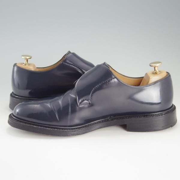 極上★チャーチ 85F/UK8.5【貴重★シャノン/SHANNON同仕様のモンクストラップ】Meadwell/103ラスト/紺/Church's★f172