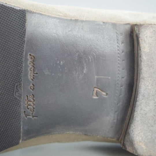 美品★(伊)DI MELLA/ディメッラ SIZE 7【定価￥47,520-★スリッポン/2052】ローファー/スエード/薄茶/メンズ★f173