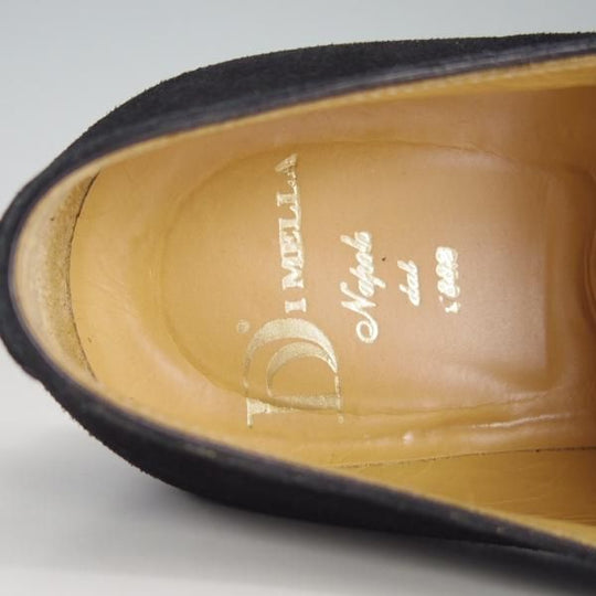 美品★(伊)DI MELLA/ディメッラ SIZE 7【★ダブルモンク/1067】スエード/黒/メンズ★f174