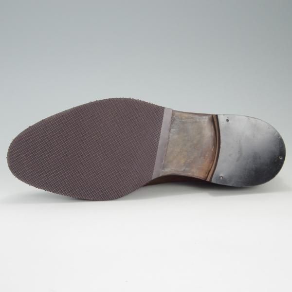 ★ジョンロブ 10EE【貴重★8695ラスト/PERRIER/ペリエ】プレーントゥ/Vフロント/スエード/茶/メンズ/JOHN LOBB★f175