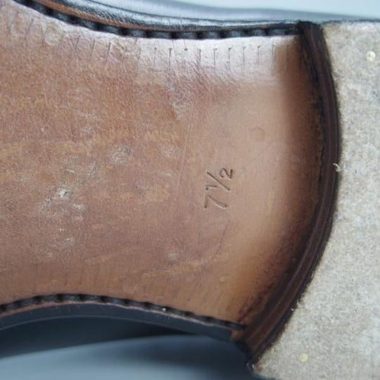 極上★Oriental/オリエンタル SIZE 7.5【★クォーターブローグ/ASHTON】アシュトン/3151/カーフ/黒/メンズ★f177