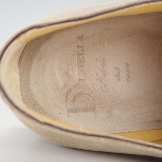 ほぼ未使用★(伊)DI MELLA/ディメッラ SIZE 7【★ダブルモンク/2083】スエード/薄茶/メンズ★f182