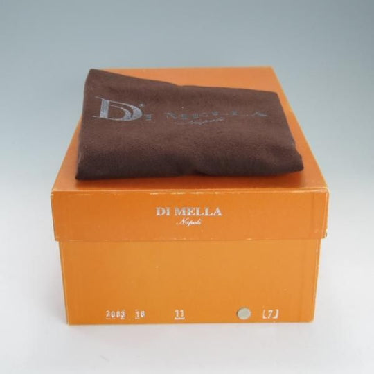 ほぼ未使用★(伊)DI MELLA/ディメッラ SIZE 7【★ダブルモンク/2083】スエード/薄茶/メンズ★f182