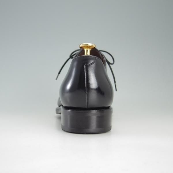 極美品★(スペイン製)カルミナ SIZE 6【定価￥72,600-★ストレートチップ/80386】RAINラスト/ボックスカーフ/黒/メンズ/CARMINA★f187