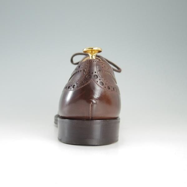 美品★チャーチ 70F/UK7【貴重★BURWOOD似寄りモデル/ネバダカーフ/132ラスト】SIDFORD/フルブローグ/茶/メンズ/Church's★f189