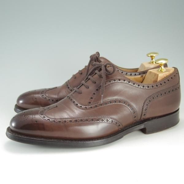 極上★チャーチ 80F/UK8【貴重★Heritage Collection/チェットウィンド同様】173ラスト/SANDRINGHAM/フルブローグ/茶/Church's★f190