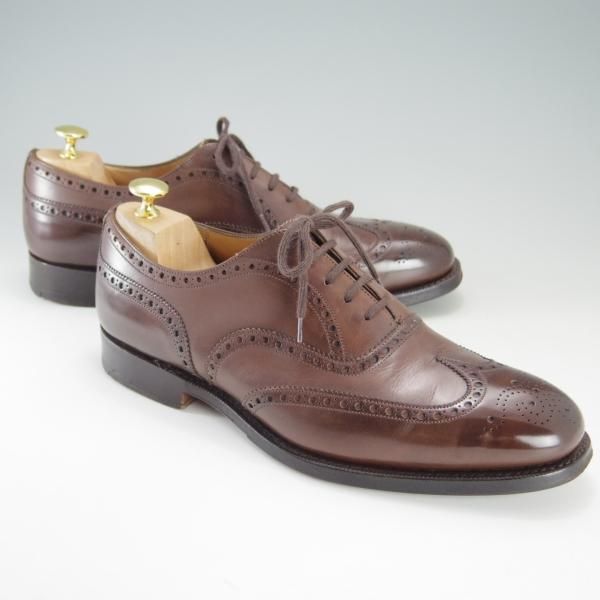 極上★チャーチ 80F/UK8【貴重★Heritage Collection/チェットウィンド同様】173ラスト/SANDRINGHAM/フルブローグ/茶/Church's★f190