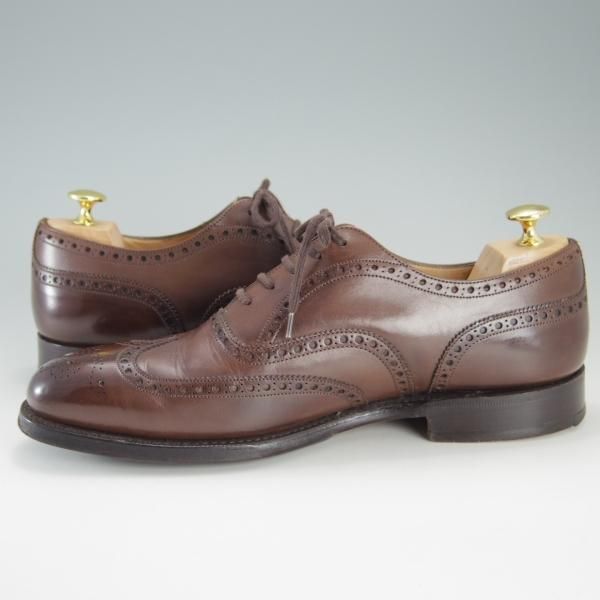 極上★チャーチ 80F/UK8【貴重★Heritage Collection/チェットウィンド同様】173ラスト/SANDRINGHAM/フルブローグ/茶/Church's★f190