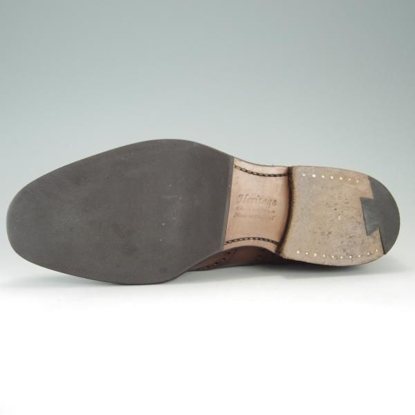 極上★チャーチ 80F/UK8【貴重★Heritage Collection/チェットウィンド同様】173ラスト/SANDRINGHAM/フルブローグ/茶/Church's★f190