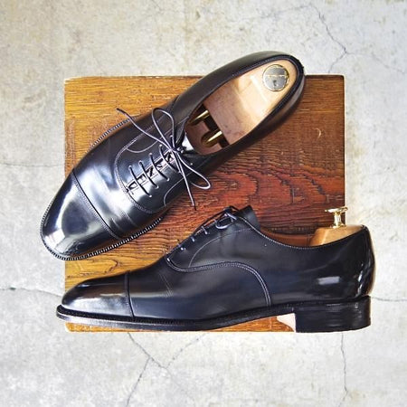 ★チャーチ 75E/UK7.5【旧チャーチ★コンサル同仕様/ブックバインダーカーフ】73ラスト/3都市ロゴ/BALMORAL/黒/メンズ/Church's★f191