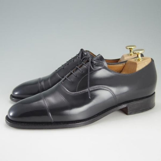 ★チャーチ 75E/UK7.5【旧チャーチ★コンサル同仕様/ブックバインダーカーフ】73ラスト/3都市ロゴ/BALMORAL/黒/メンズ/Church's★f191