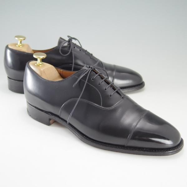 ★チャーチ 75E/UK7.5【旧チャーチ★コンサル同仕様/ブックバインダーカーフ】73ラスト/3都市ロゴ/BALMORAL/黒/メンズ/Church's★f191