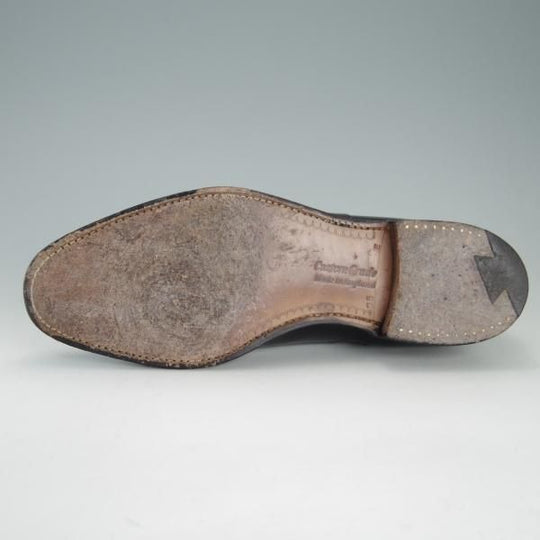 ★チャーチ 75E/UK7.5【旧チャーチ★コンサル同仕様/ブックバインダーカーフ】73ラスト/3都市ロゴ/BALMORAL/黒/メンズ/Church's★f191