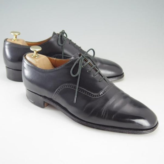 ★チャーチ 70F/UK7【旧チャーチ★ブックバインダーカーフ/73ラスト】RITZ/リッツ/3都市ロゴ/プレーントゥ/黒/メンズ/Church's★f192