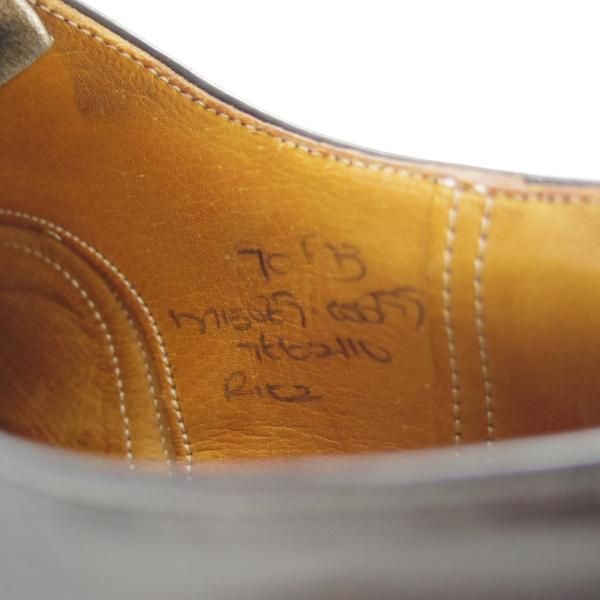 ★チャーチ 70F/UK7【旧チャーチ★ブックバインダーカーフ/73ラスト】RITZ/リッツ/3都市ロゴ/プレーントゥ/黒/メンズ/Church's★f192